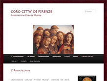 Tablet Screenshot of firenzemusica.org